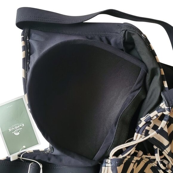 NWT Eomenie Tummy Control One Piece Swimsuit Slimming Lace Up Bathing Suit L - Picture 7 of 14